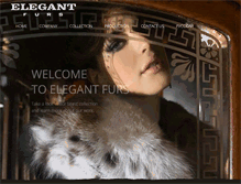 Tablet Screenshot of elegant-furs.com